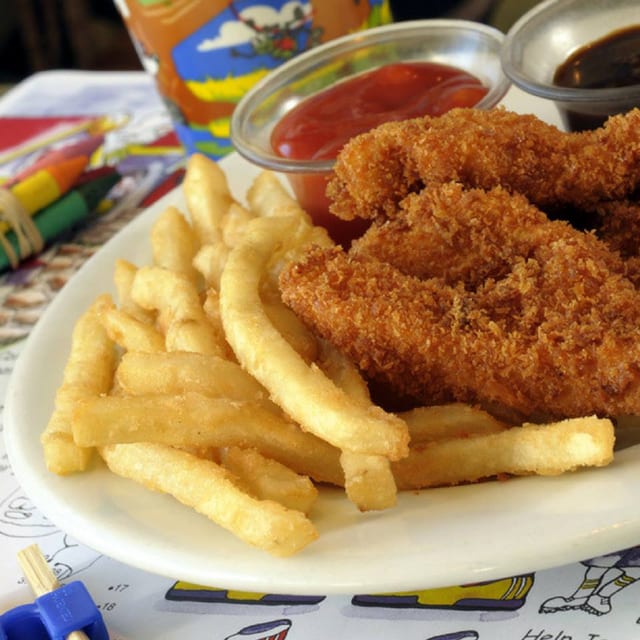 Kids Chicken Strips.